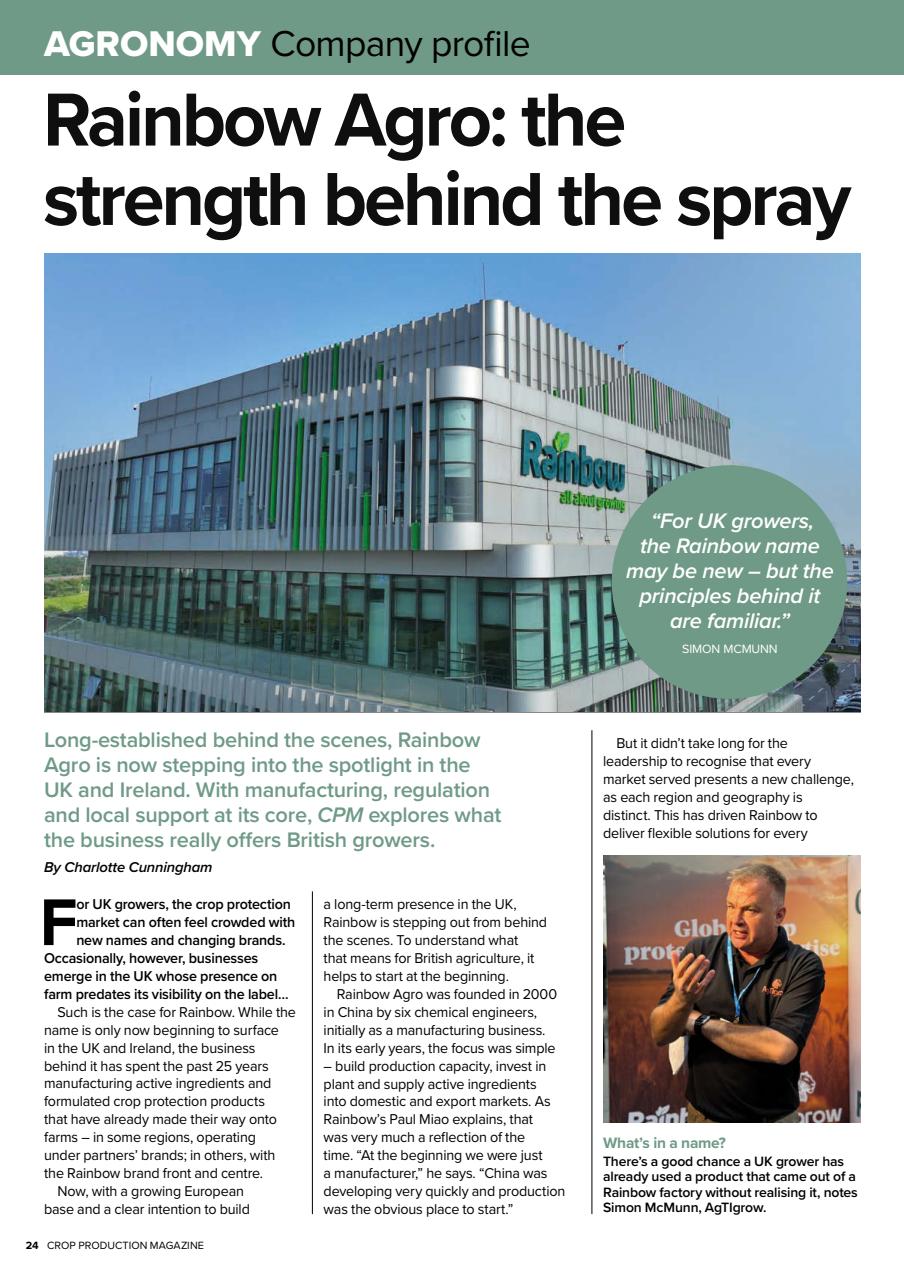 Crop Production Magazine Preview Pages