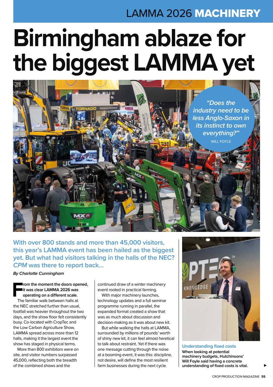 Crop Production Magazine Preview Pages