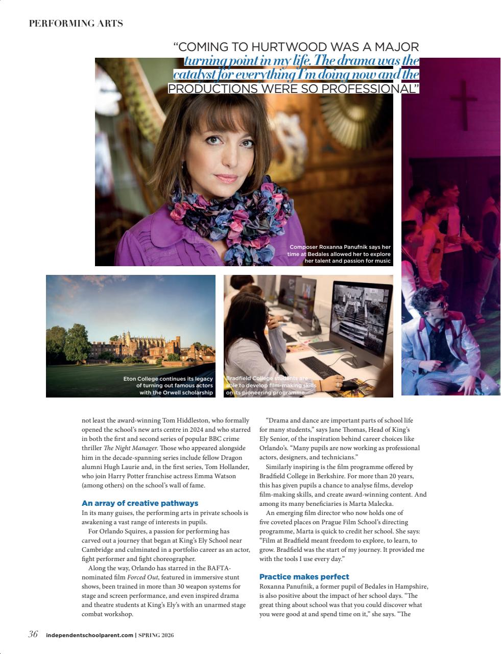 Independent School Parent Preview Pages