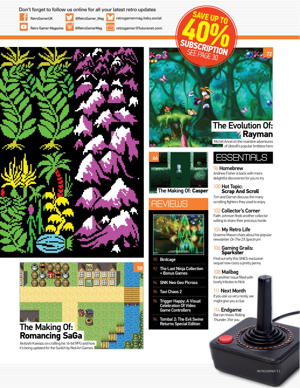 Retro Gamer Preview Pages