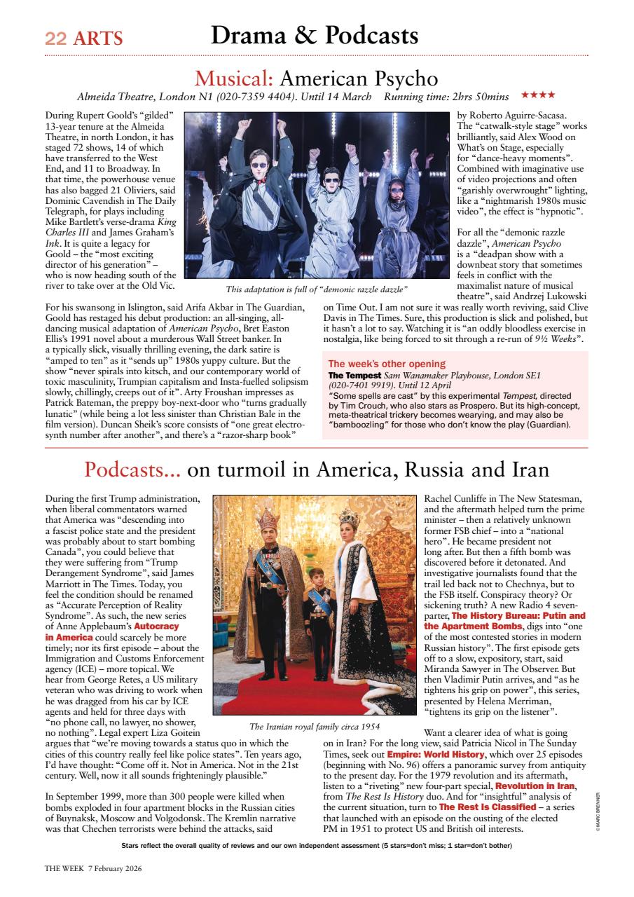 The Week Preview Pages