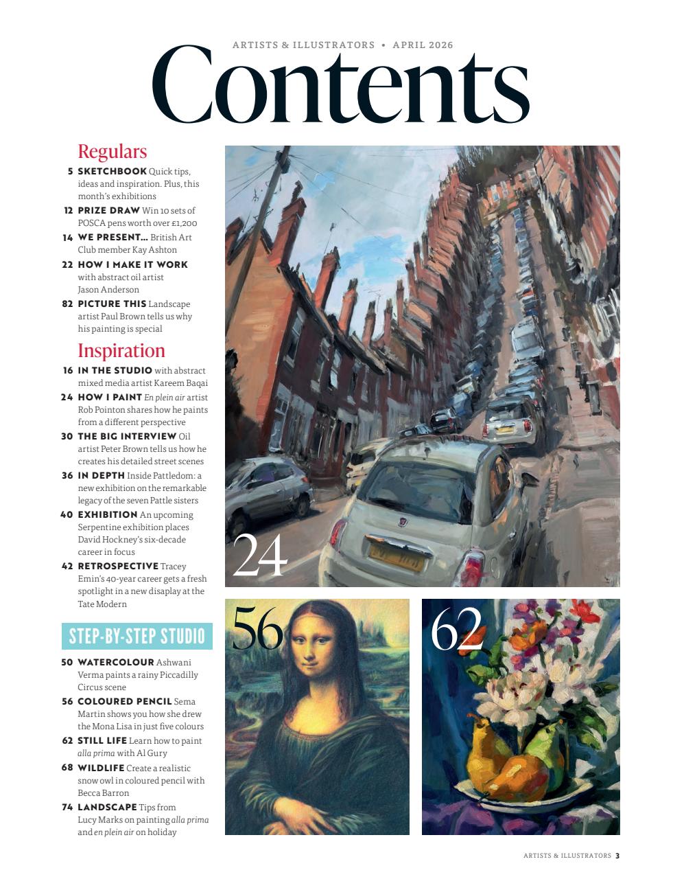 Artists & Illustrators Preview Pages