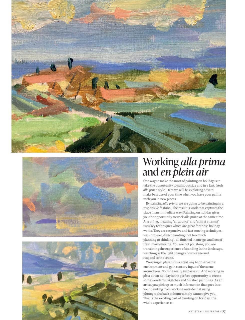 Artists & Illustrators Preview Pages