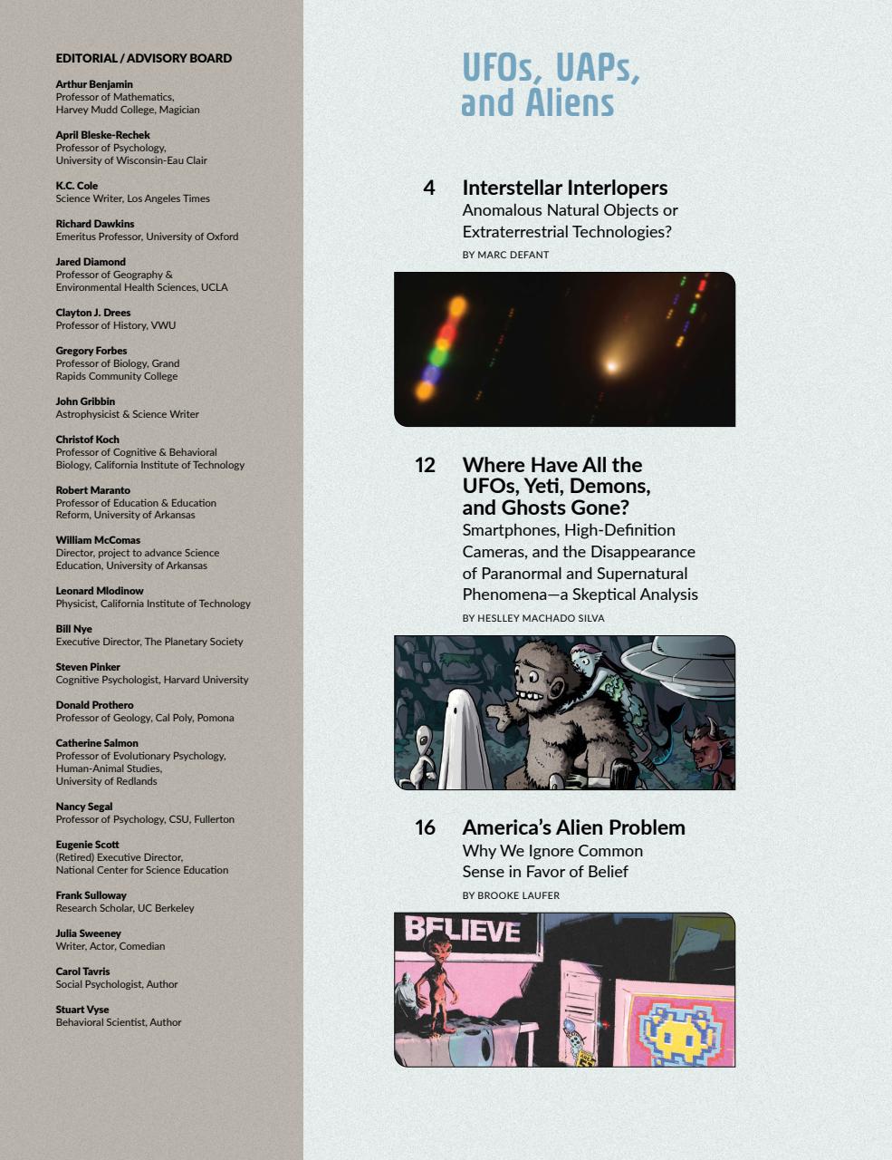 Skeptic Preview Pages