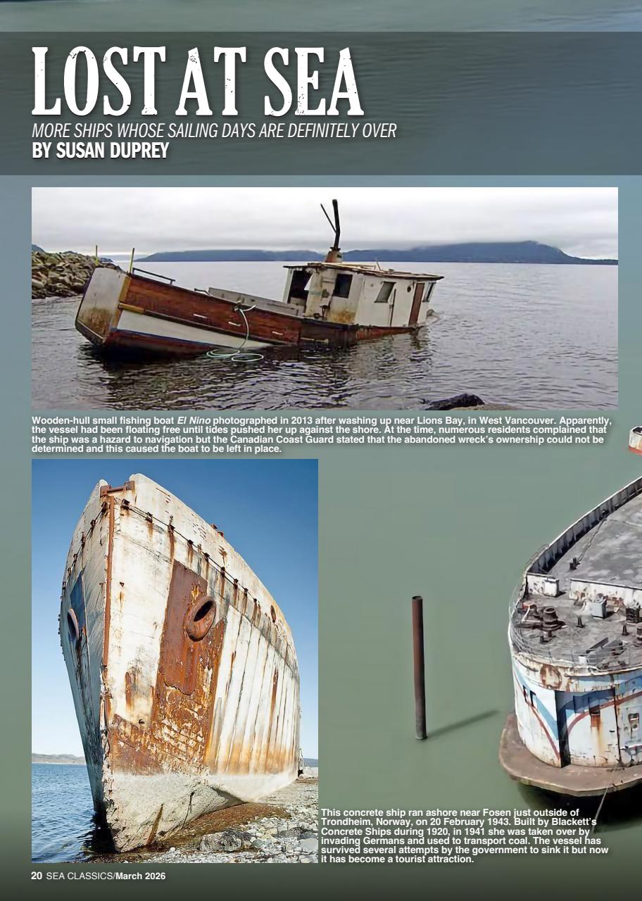 Sea Classics - Where History Sets Sail Preview Pages