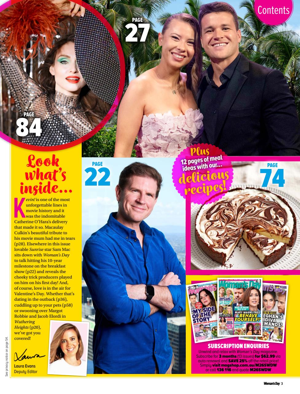 Woman's Day Australia Preview Pages