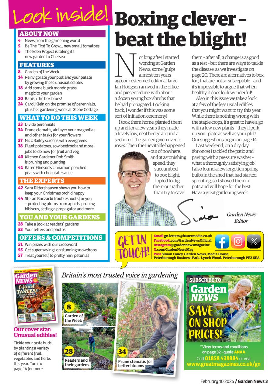 Garden News Preview Pages