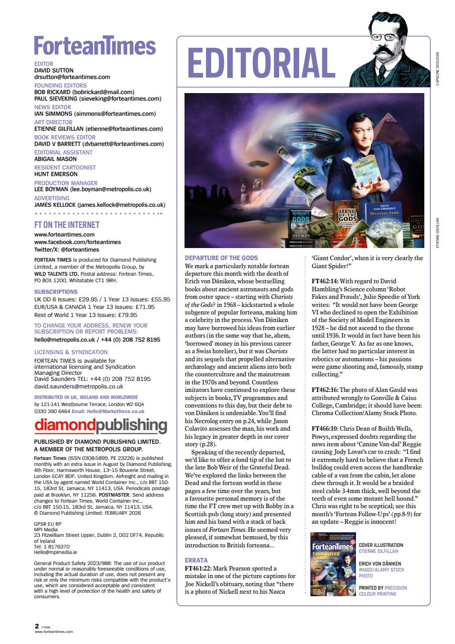 Fortean Times Preview Pages