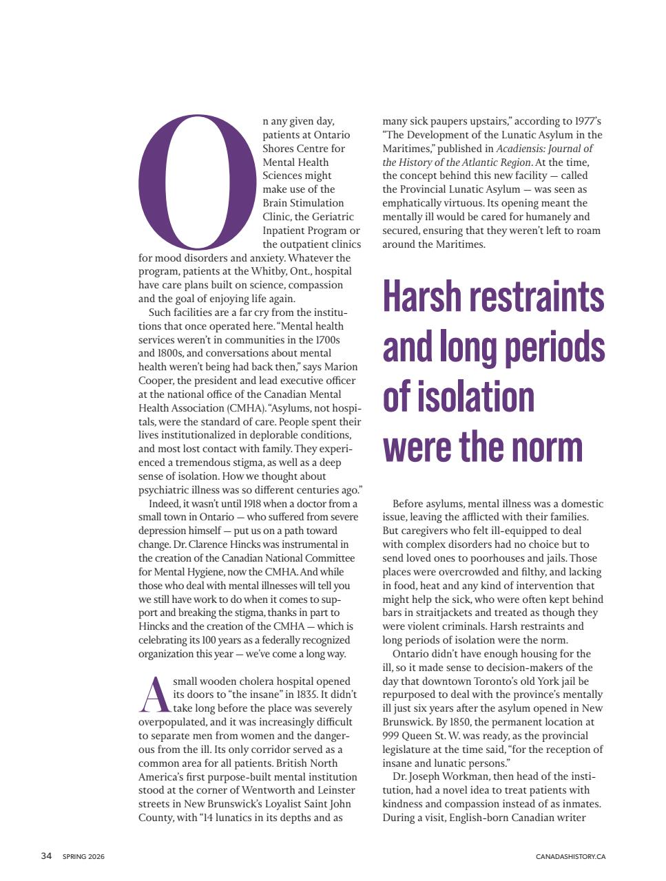 Canada's History Preview Pages