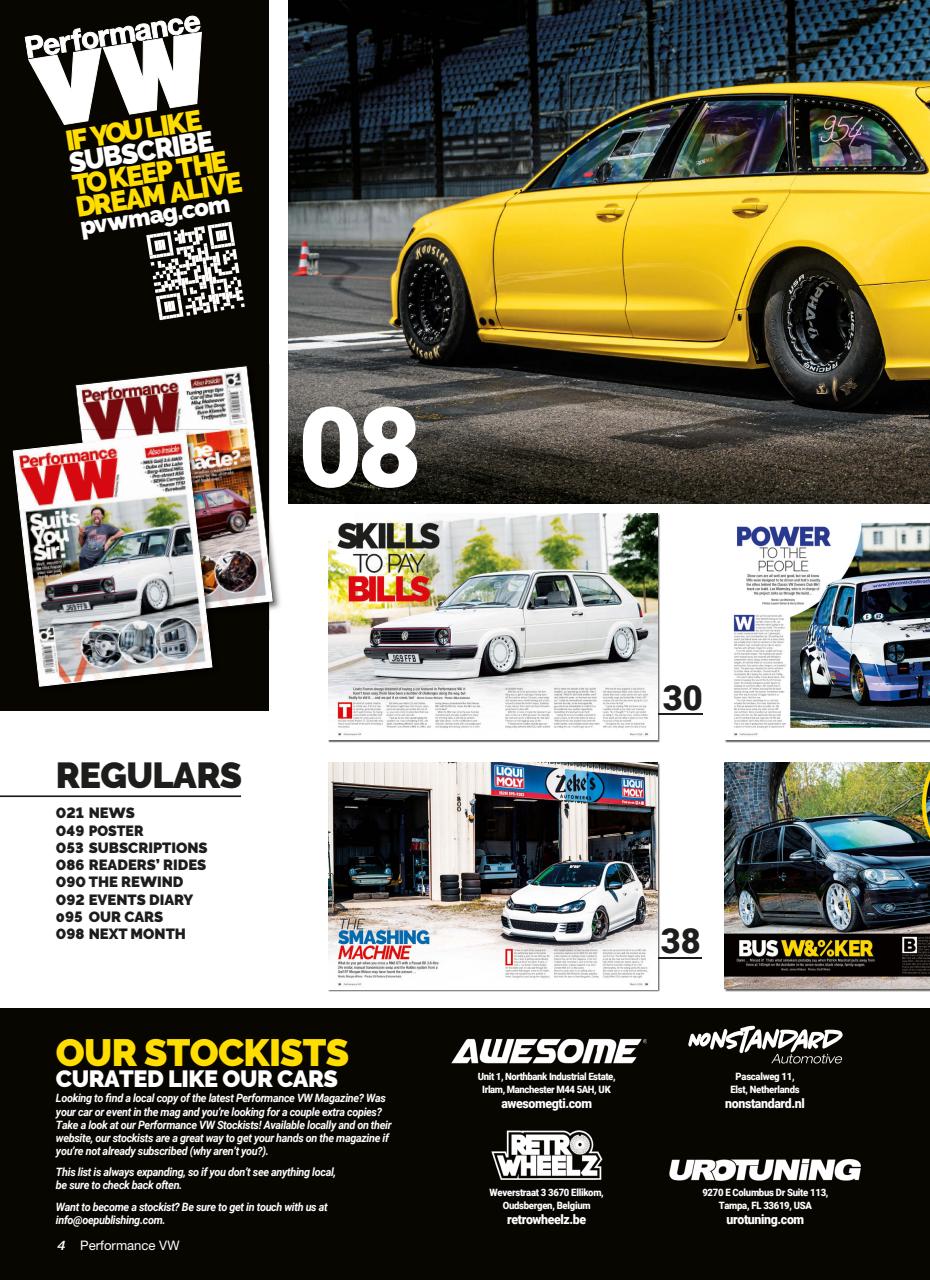Performance VW Preview Pages
