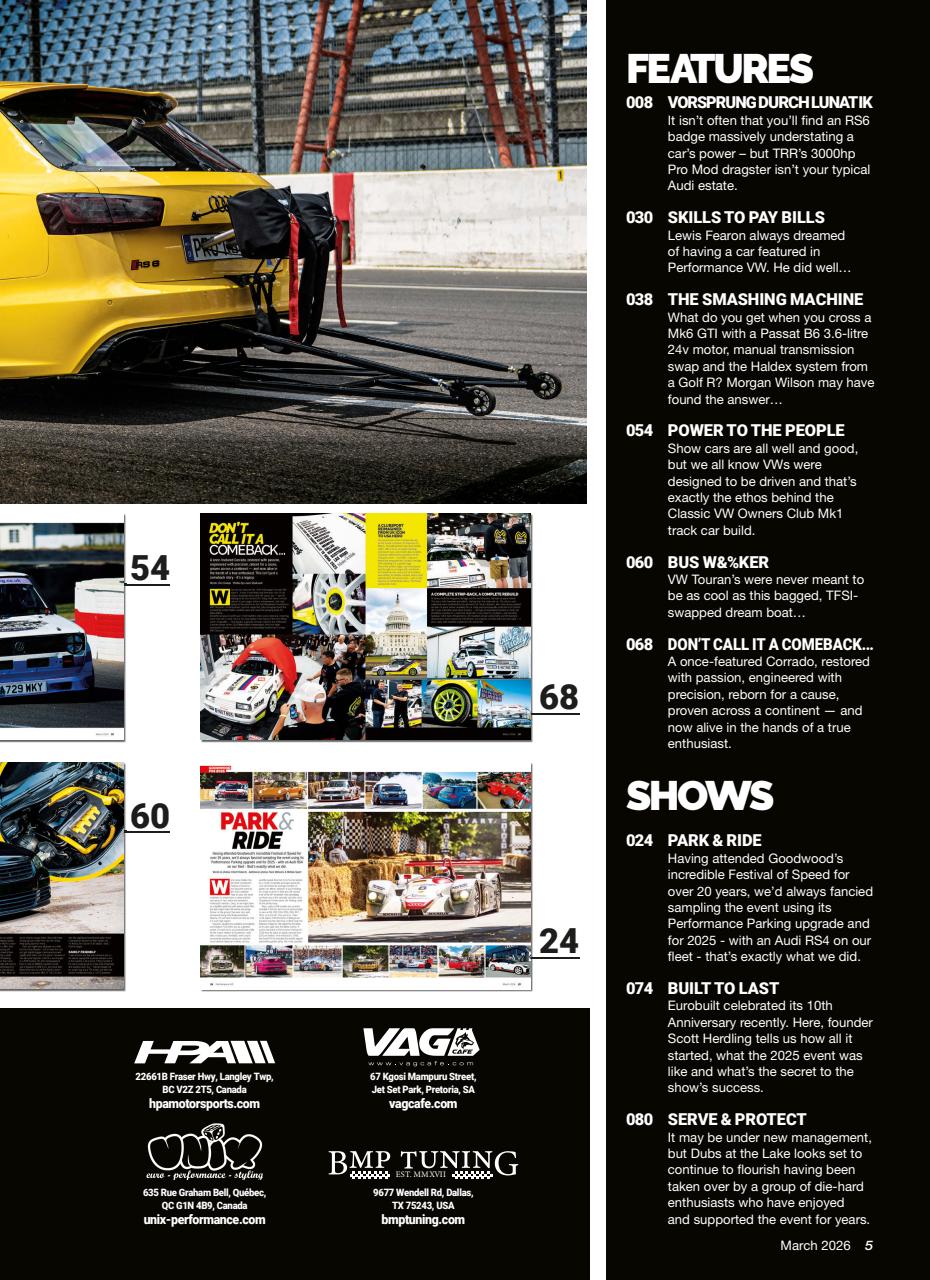 Performance VW Preview Pages
