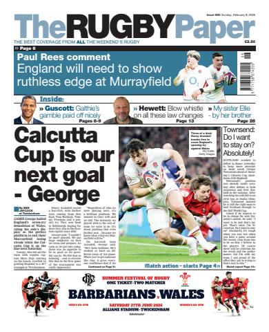 The Rugby Paper issue 8-Feb-2026