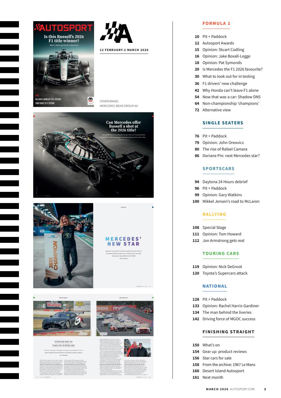 Autosport Preview Pages