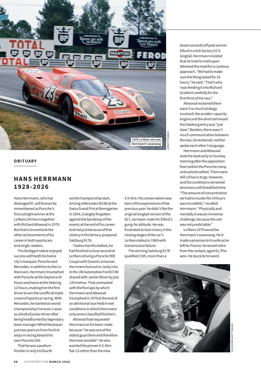 Autosport Preview Pages