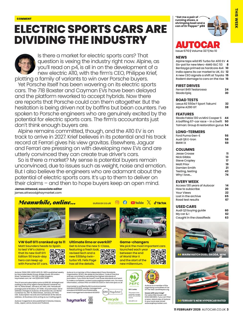Autocar Preview Pages