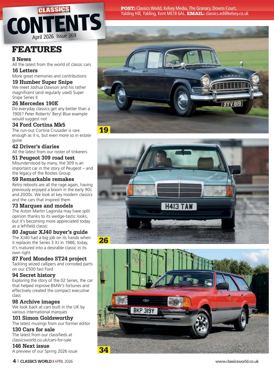 Classics World Preview Pages