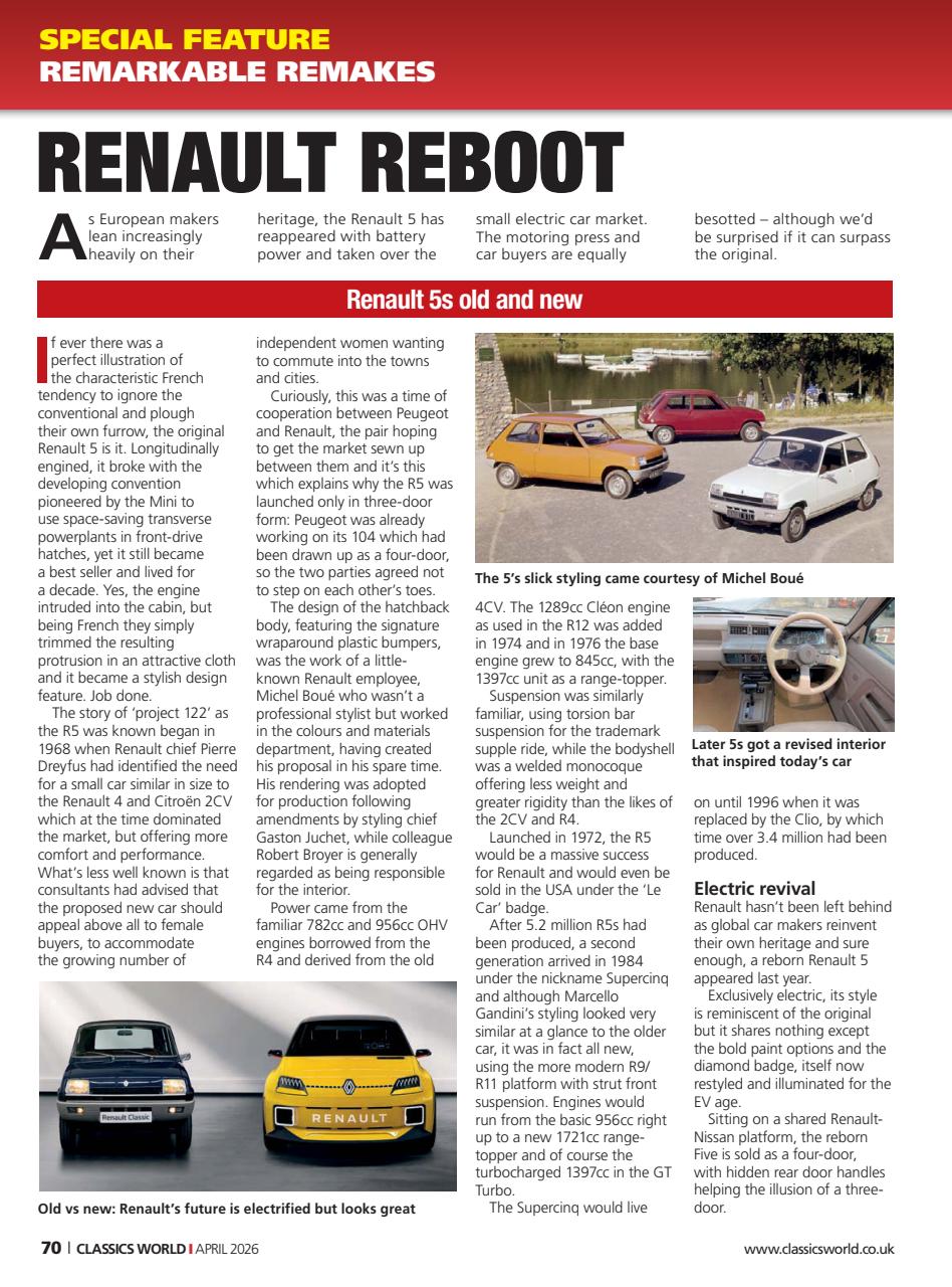 Classics World Preview Pages