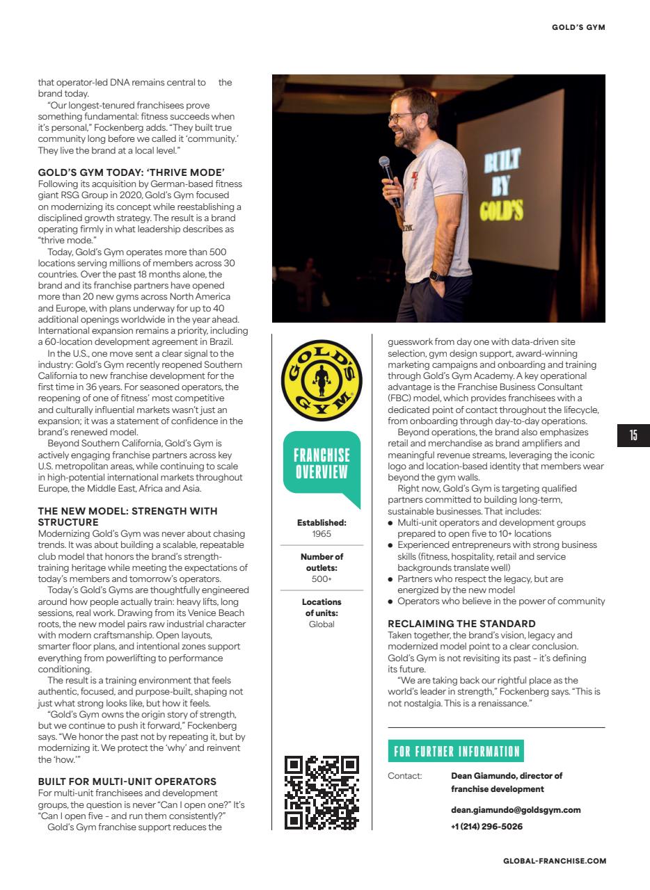 Global Franchise Preview Pages