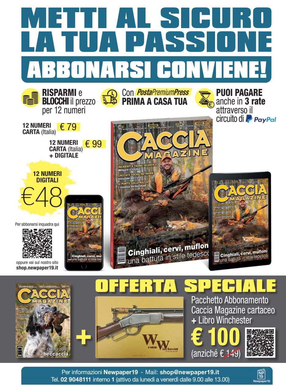 Caccia Magazine Preview Pages