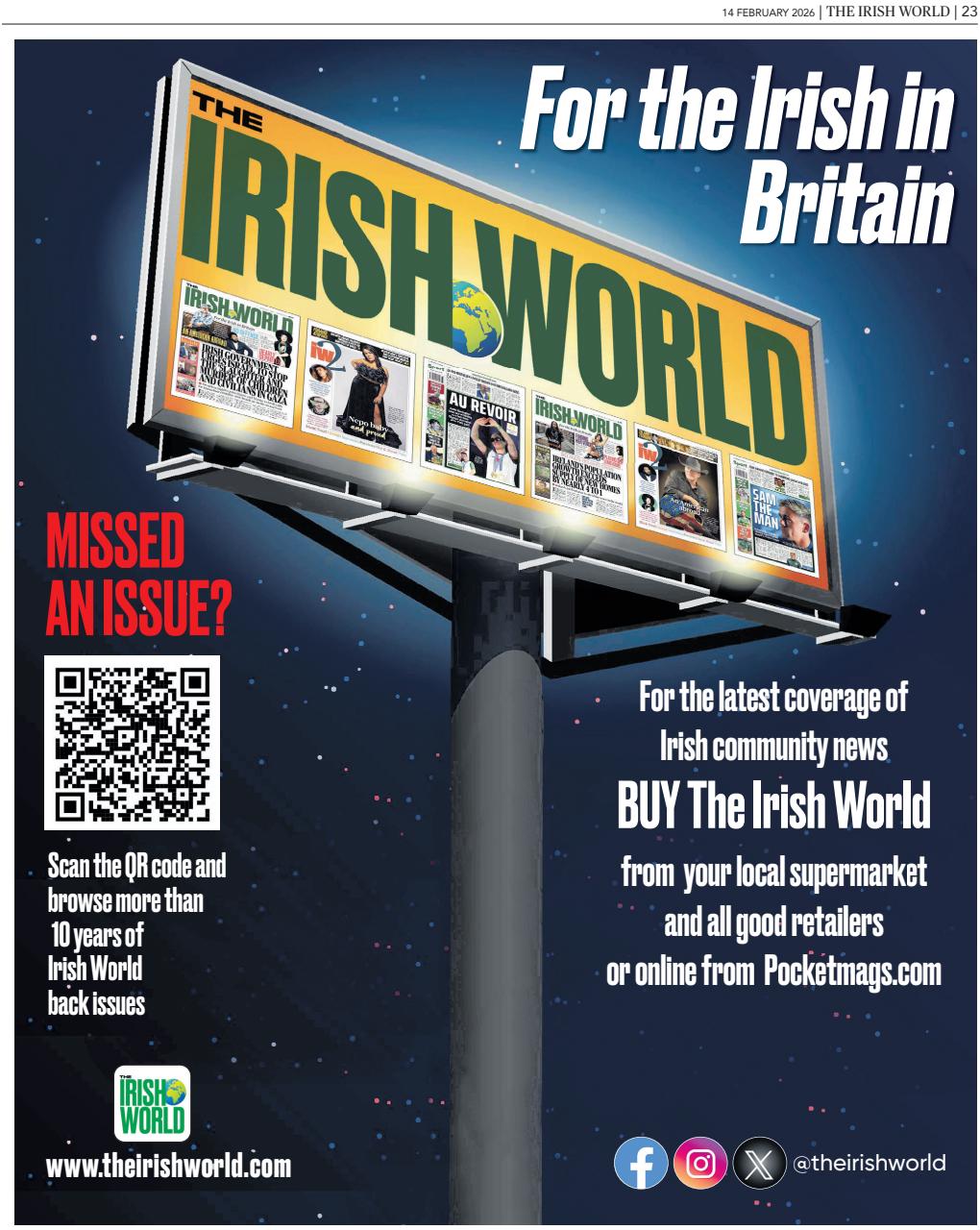 Irish World Preview Pages