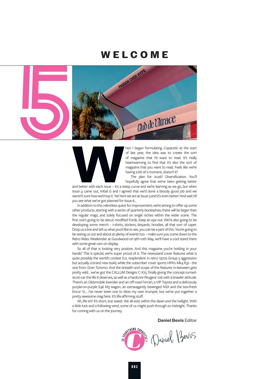 Copacetic Preview Pages