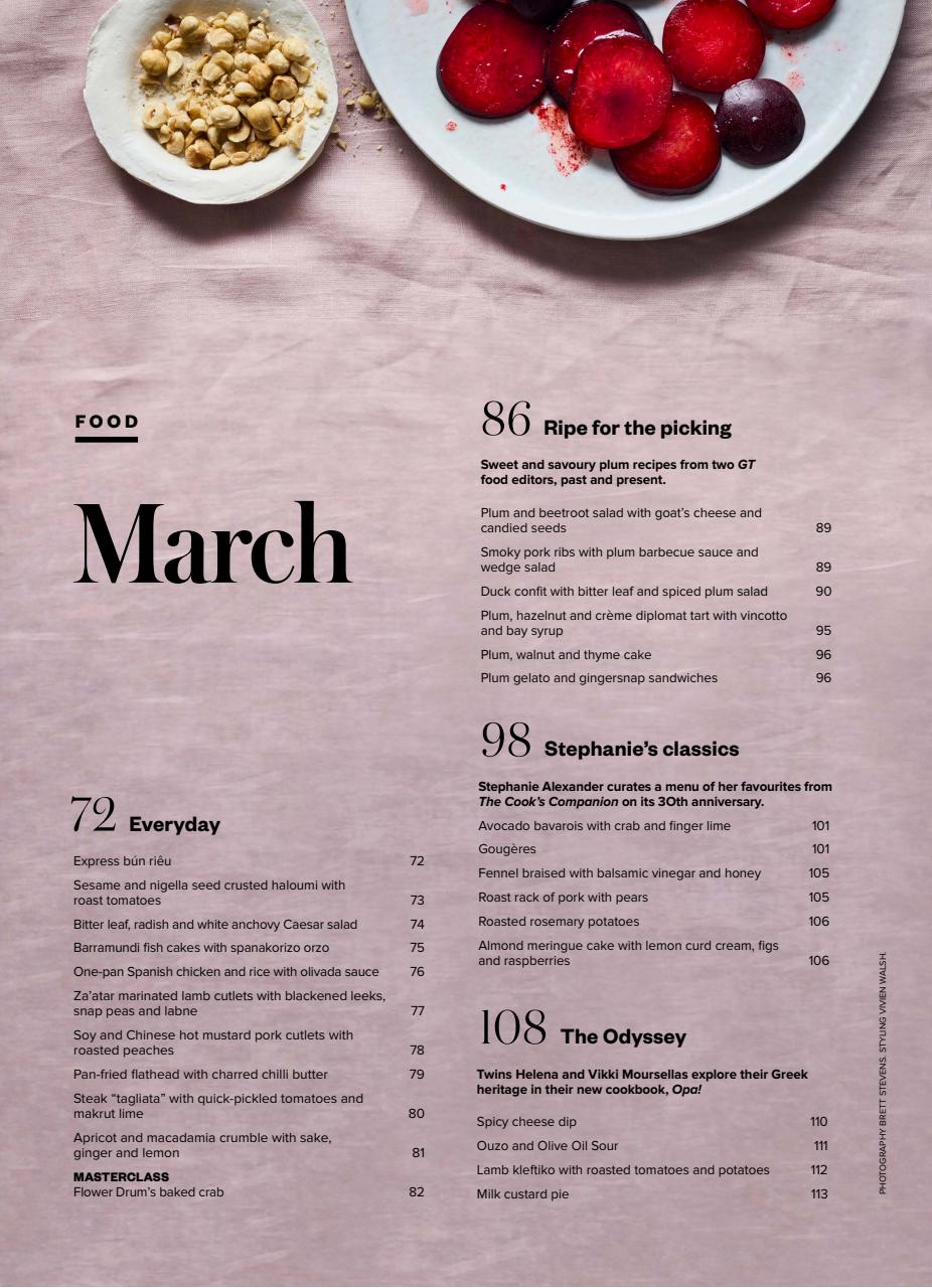 Australian Gourmet Traveller Preview Pages