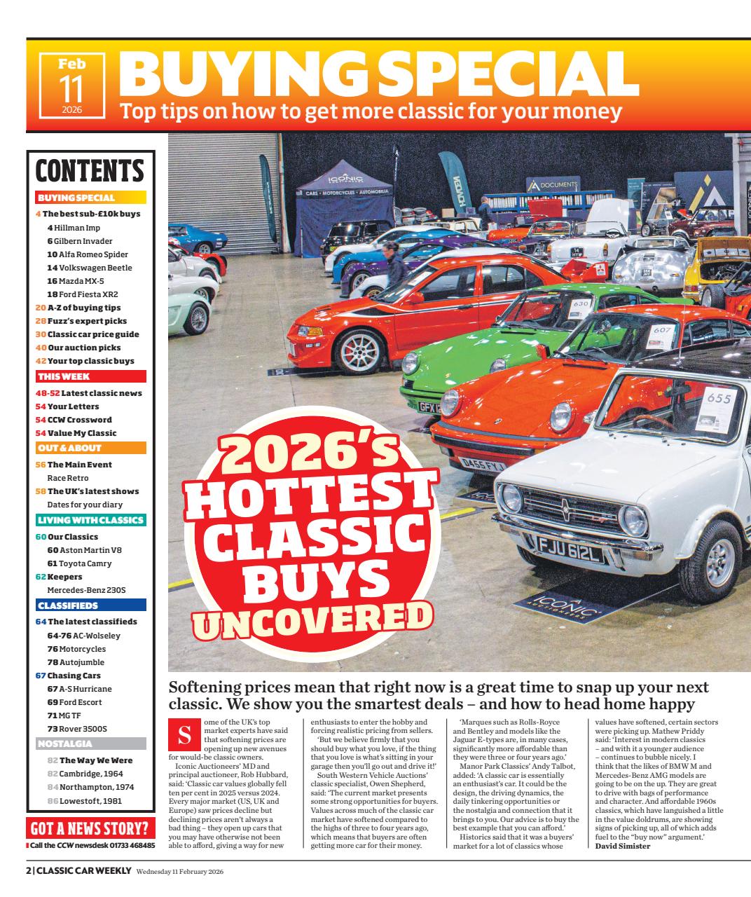 Classic Car Weekly Preview Pages