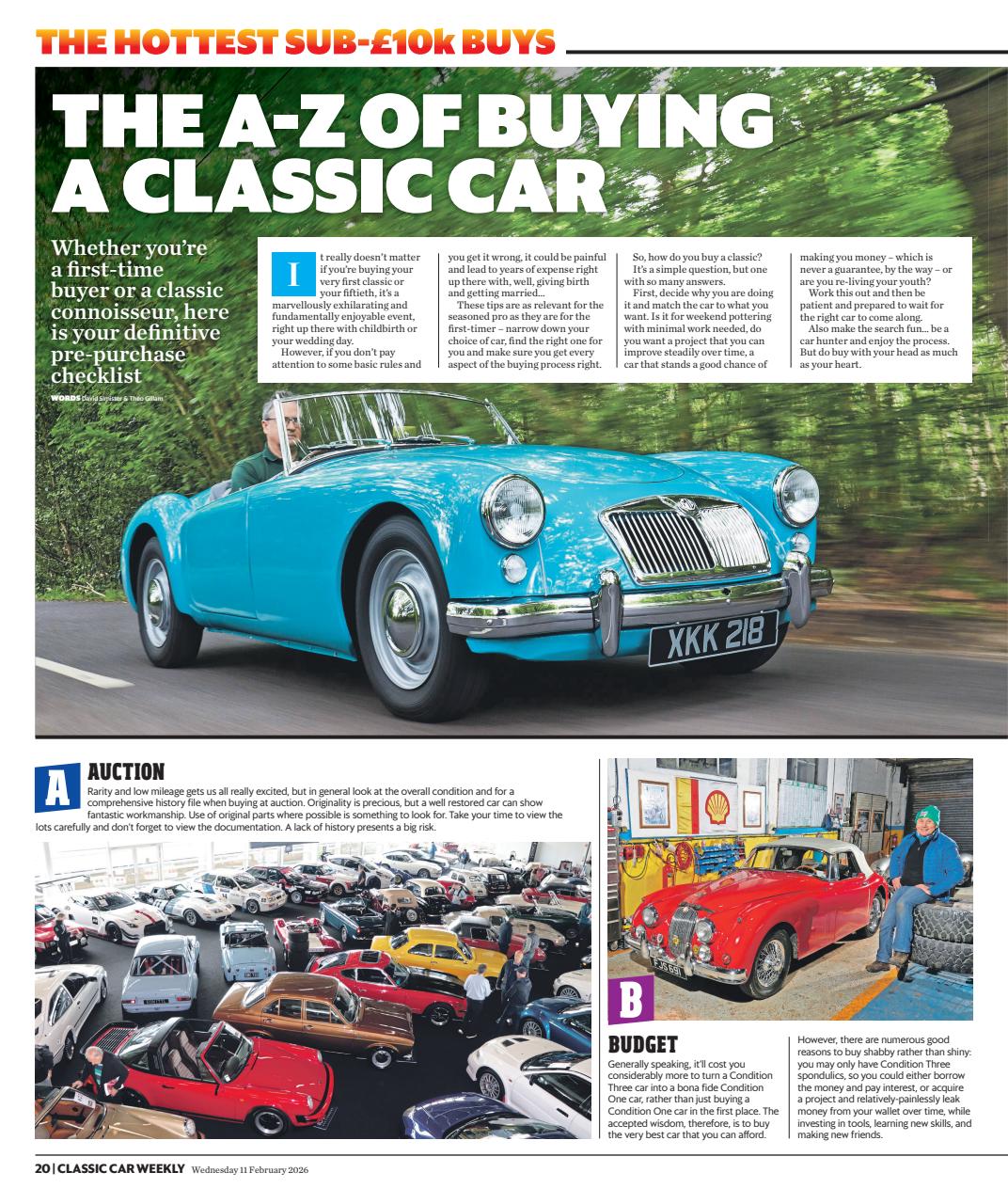 Classic Car Weekly Preview Pages