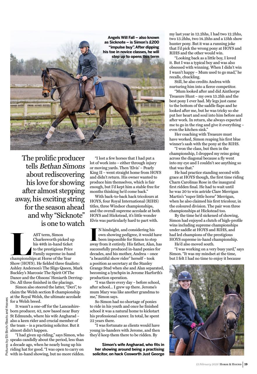 Horse & Hound Preview Pages