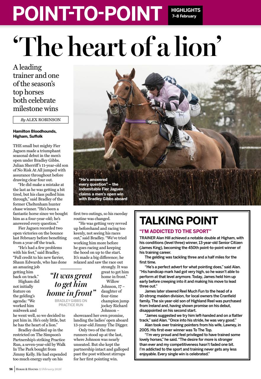 Horse & Hound Preview Pages