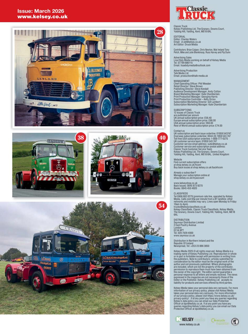 Classic Truck Preview Pages