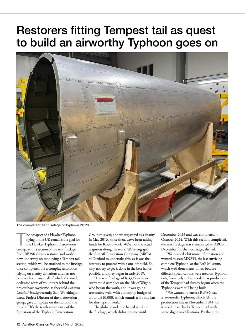 Aviation Classics Monthly Preview Pages