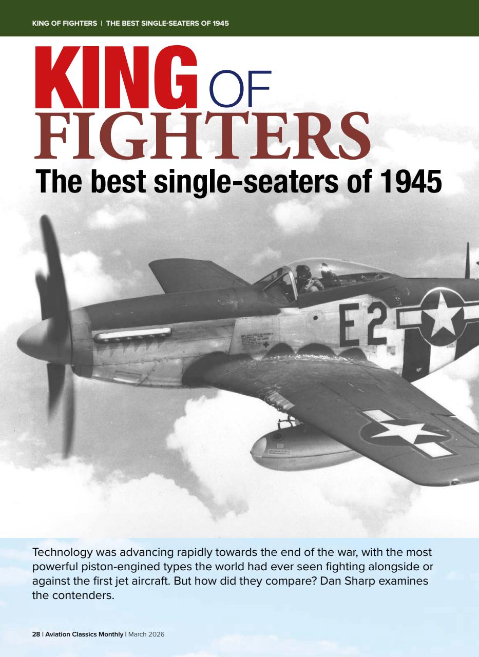 Aviation Classics Monthly Preview Pages