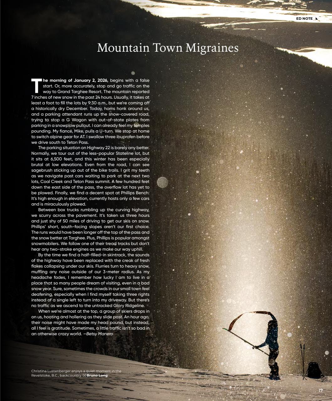 Backcountry Preview Pages