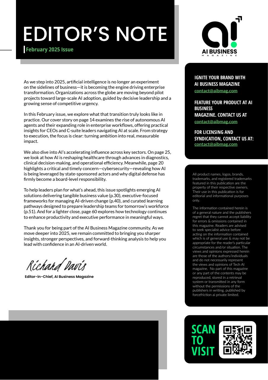 AI Business Magazine Preview Pages
