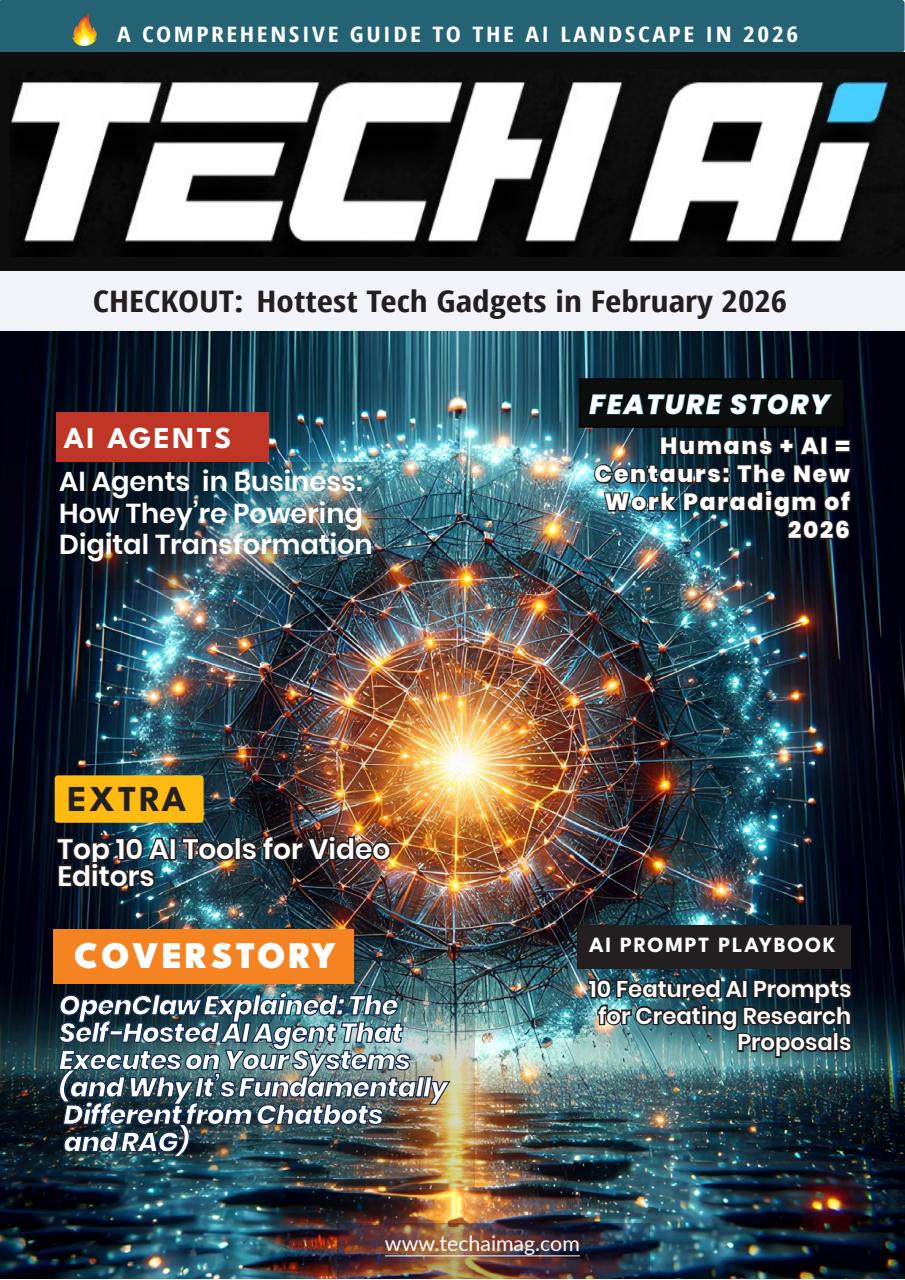 Tech AI Magazine Preview Pages