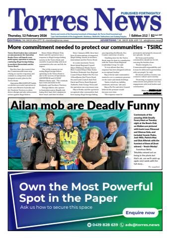 Torres News issue Edition 212