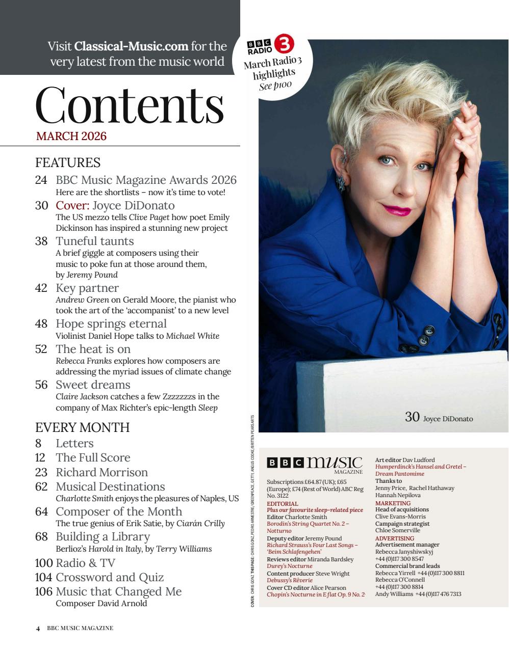 BBC Music Magazine Preview Pages