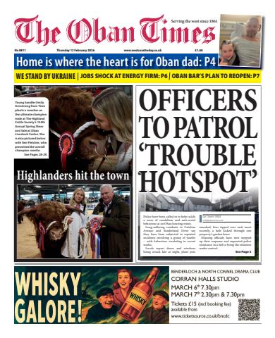 The Oban Times & Lochaber Times issue Thursday, February 12, 2026