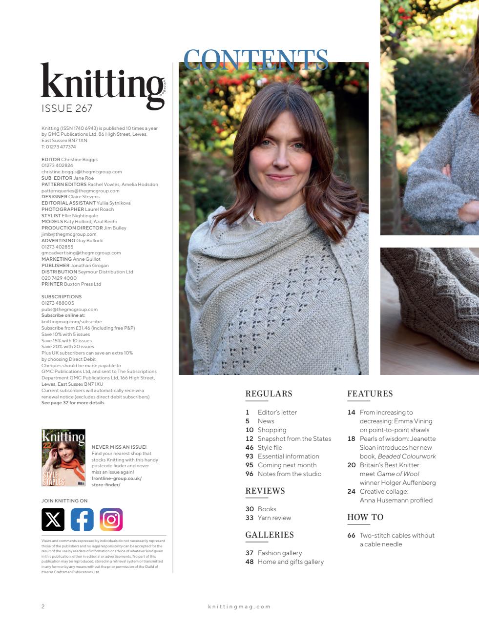 Knitting Preview Pages