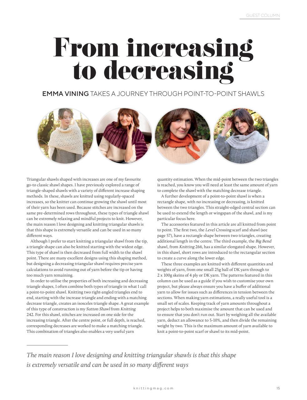 Knitting Preview Pages