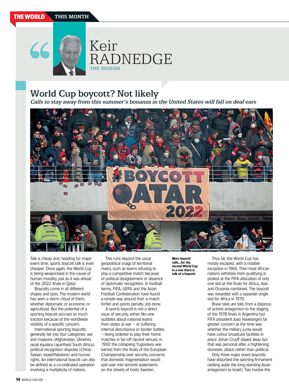 World Soccer Preview Pages