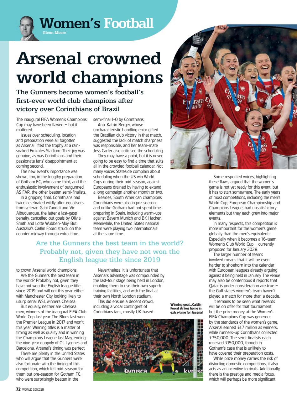 World Soccer Preview Pages