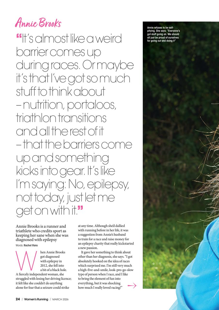 Women’s Running Preview Pages