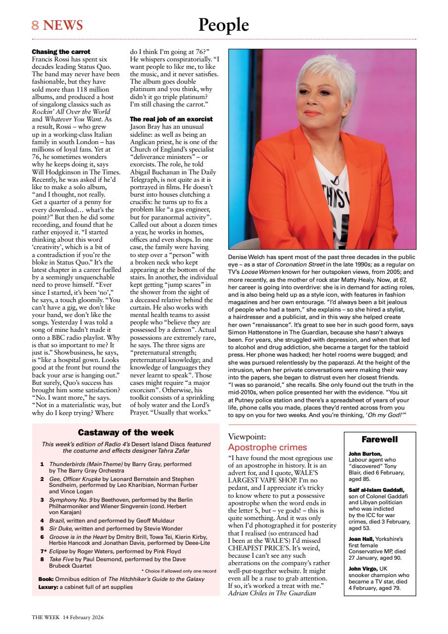 The Week Preview Pages