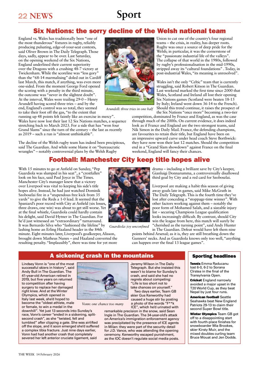 The Week Preview Pages