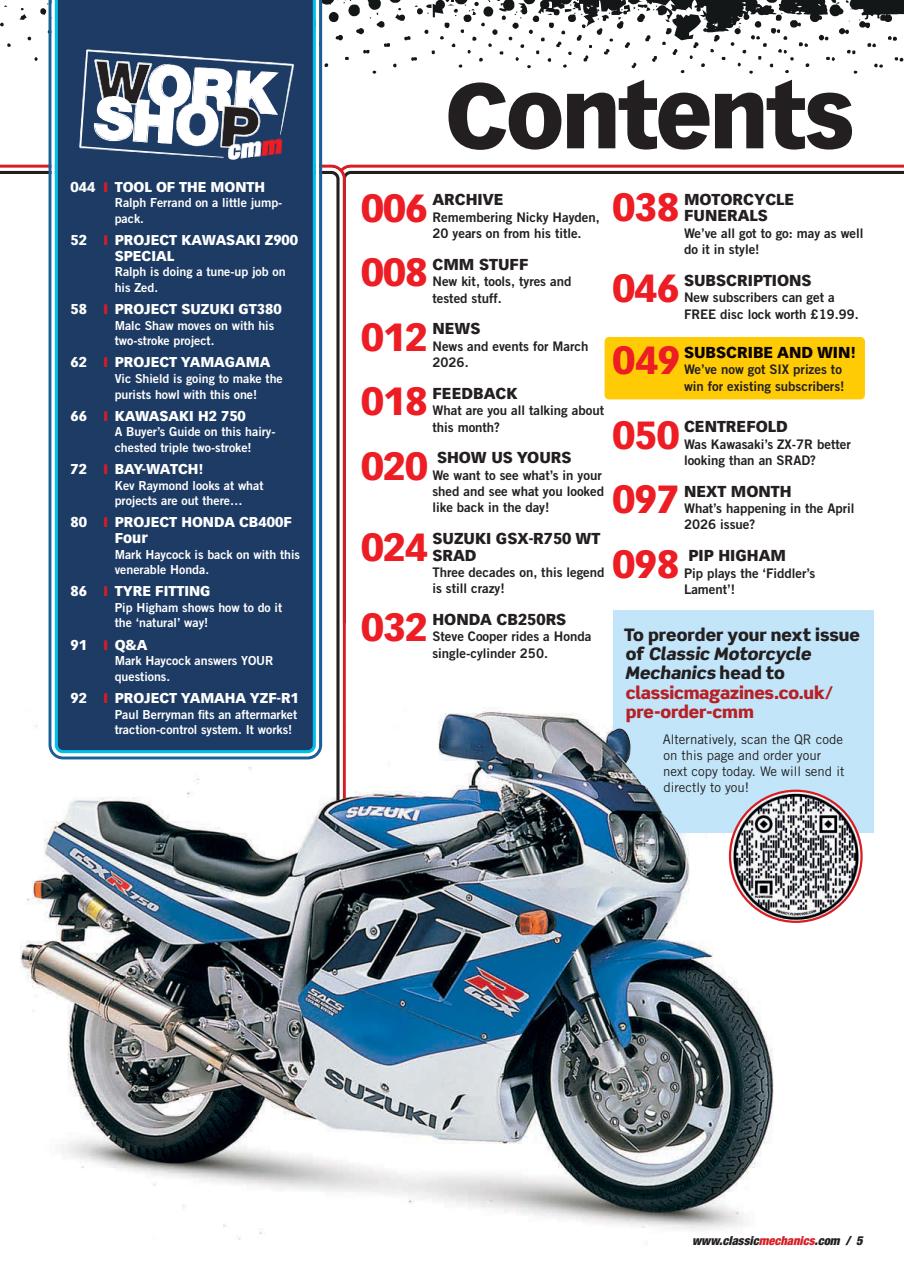 Classic Motorcycle Mechanics Preview Pages