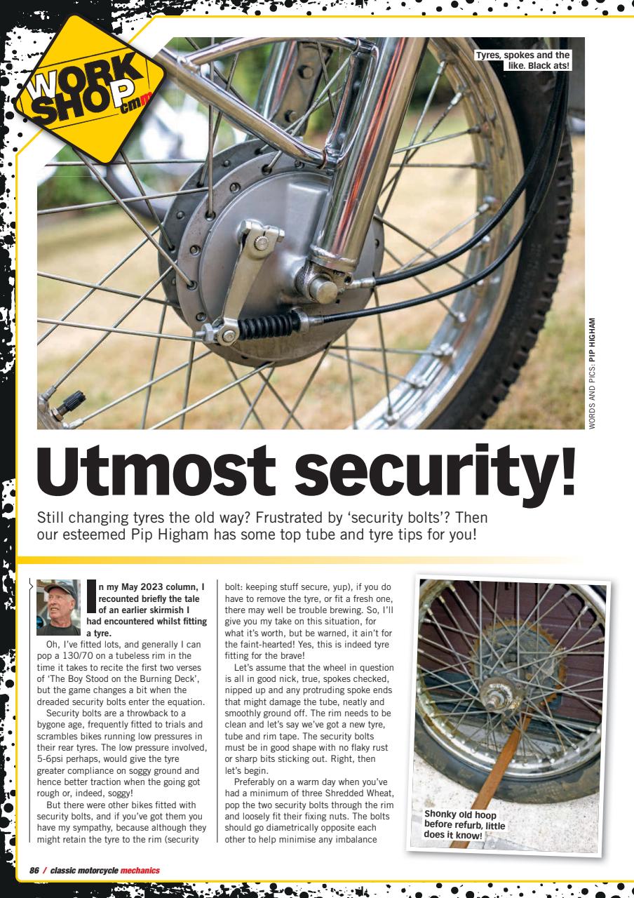 Classic Motorcycle Mechanics Preview Pages