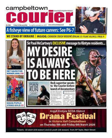 Campbeltown Courier issue Friday, February 13, 2026