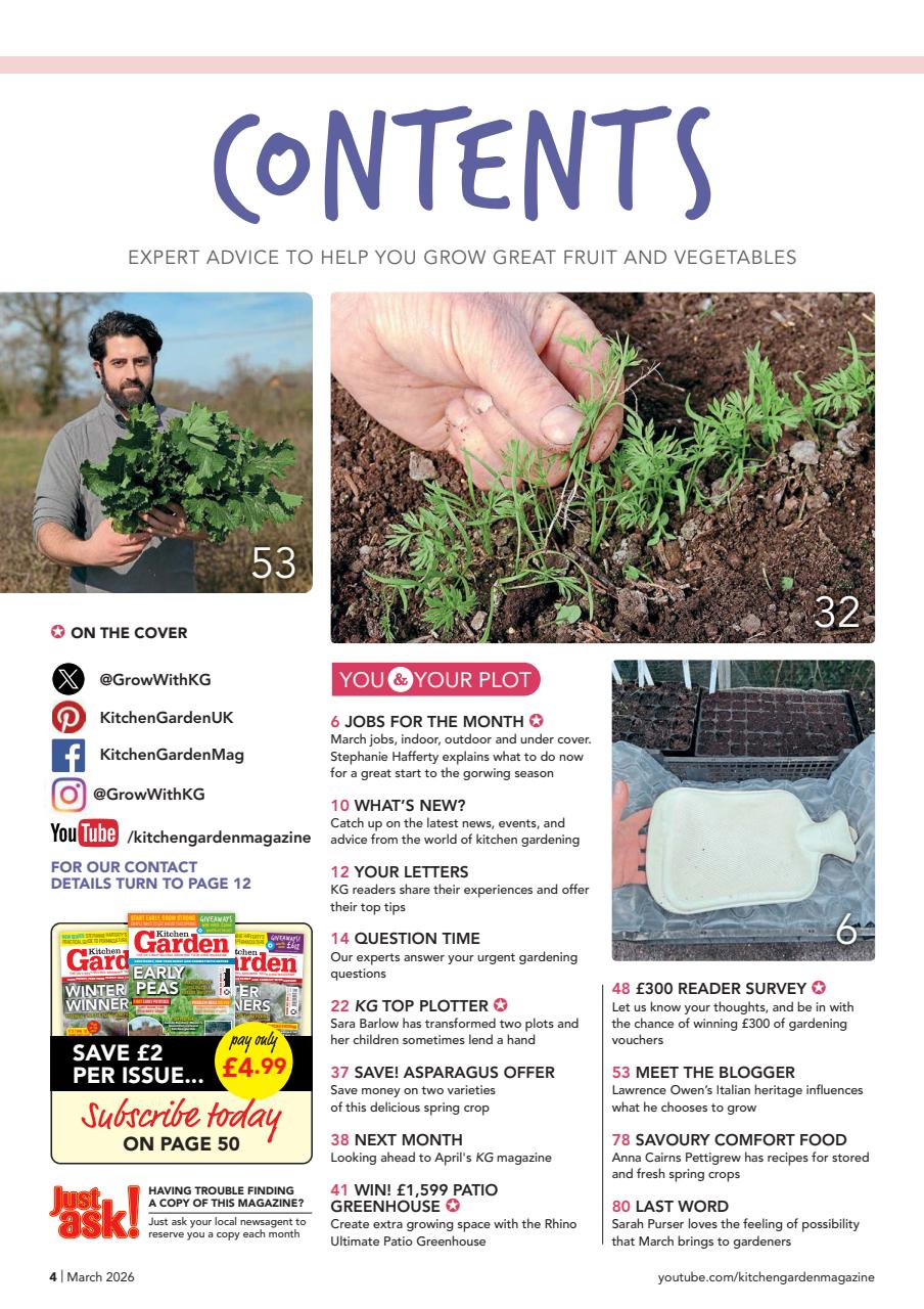 Kitchen Garden Magazine Preview Pages